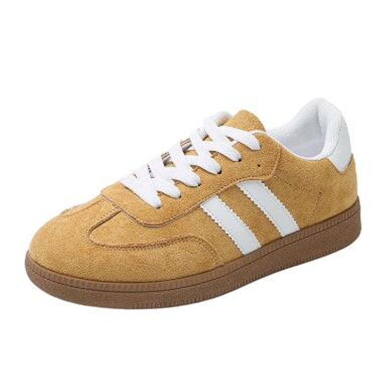 Women Shoes Sneakers - ニューレトロラウンドヘッドソフトレザーシューズ2026春スタイル多用途通気性軽量アガンスポーツシューズカップル向けスニーカー