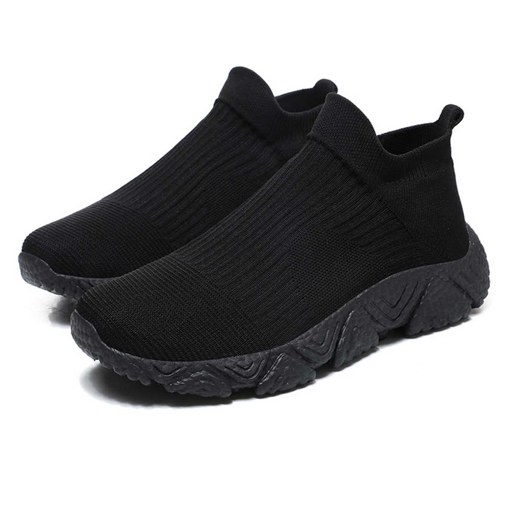 Women'S Shoes Size 40 In Us - 41-42 番号 40 黒と白の靴織スニーカーカジュアル女性の高級ブーツスポーツ靴ハイエンド Krasovki 高級