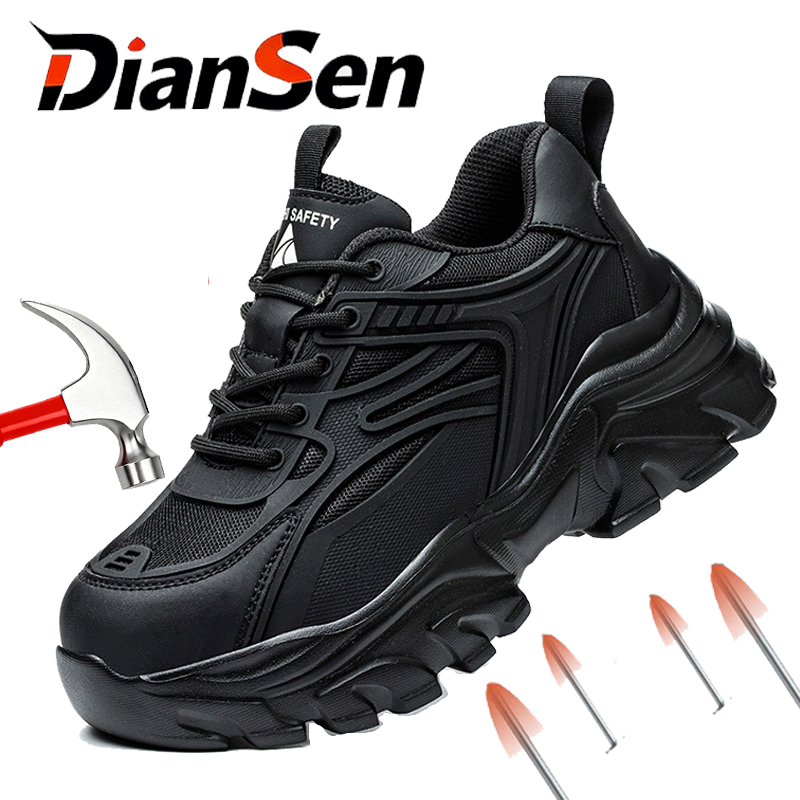 Women'S Shoes Size 40 In Us - 女性用安全靴 スチールトゥシューズ 身長アップ ワークスニーカー 安全テニスシューズ 送料無料