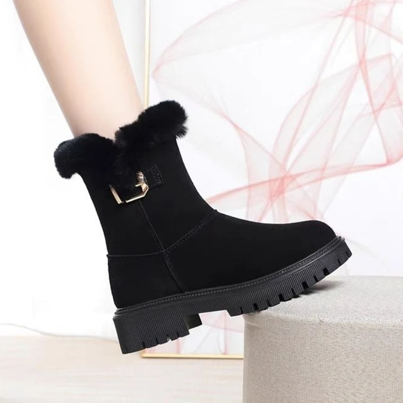 Women'S Shoes Trending 2025 - 無地レディースシューズ スエード ブラック プラットフォーム 高品質 トレンド