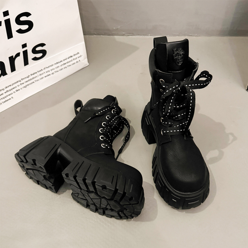 ハイヒール レディース アンクルブーツ レースアップ プラッ - Women'S Shoes Trending 2025 のレビューと価格