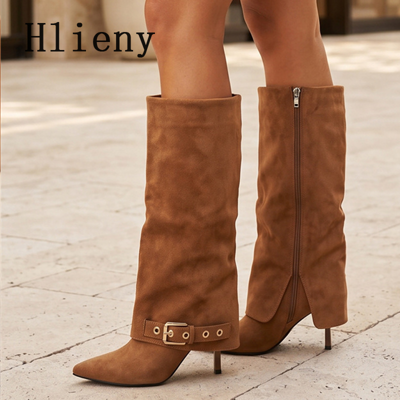 Hlieny 新デザイン レディース ニーハイブーツ ファッ - Women'S Shoes Size 40 In Us のレビューと価格