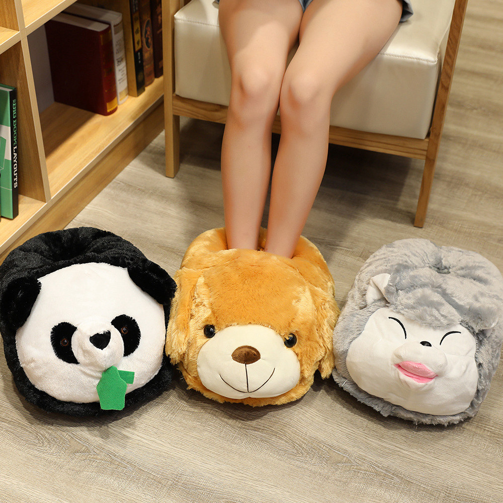 漫画の暖かい女性の靴,大きな足,恐竜,パンダ,豚,犬,フット - Women Shoes For Big Feet のレビューと価格