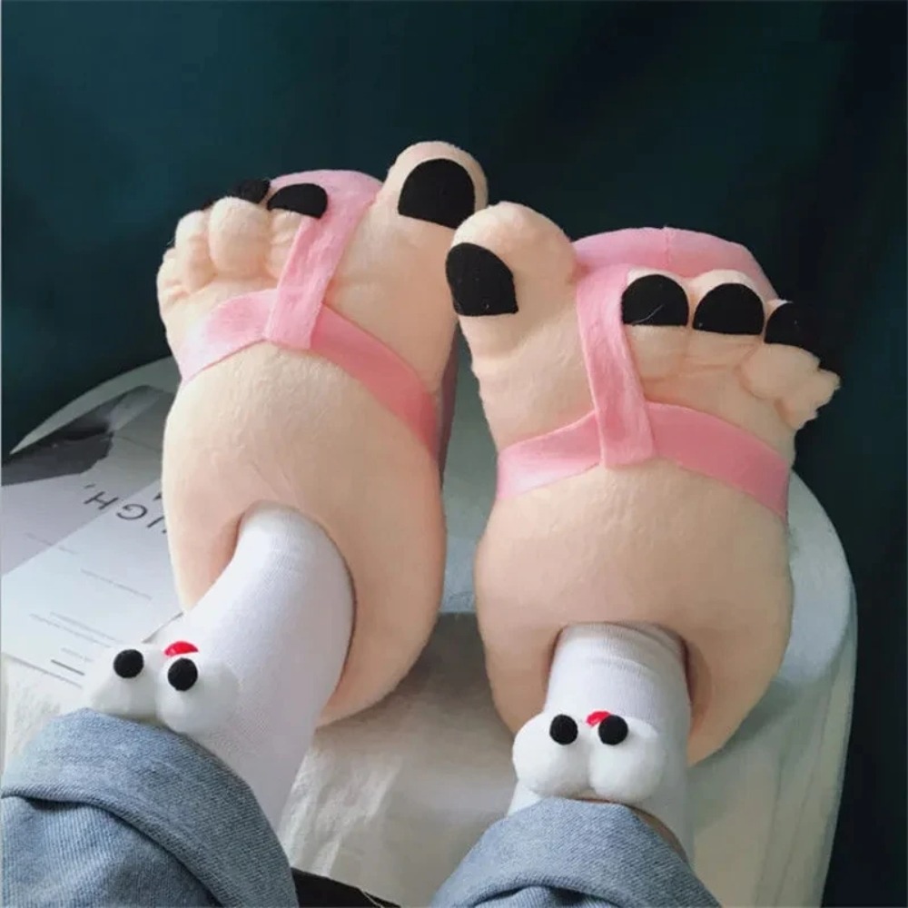 クリエイティブ男性女性冬スリッパ大きな足クリエイティブカップ - Women Shoes For Big Feet のレビューと価格