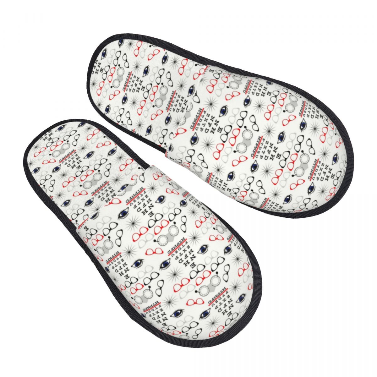 カスタム面白い眼鏡士/検眼医ゲスト用スリッパ、スパ女性用視力 - Women Shoes Chart Size のレビューと価格