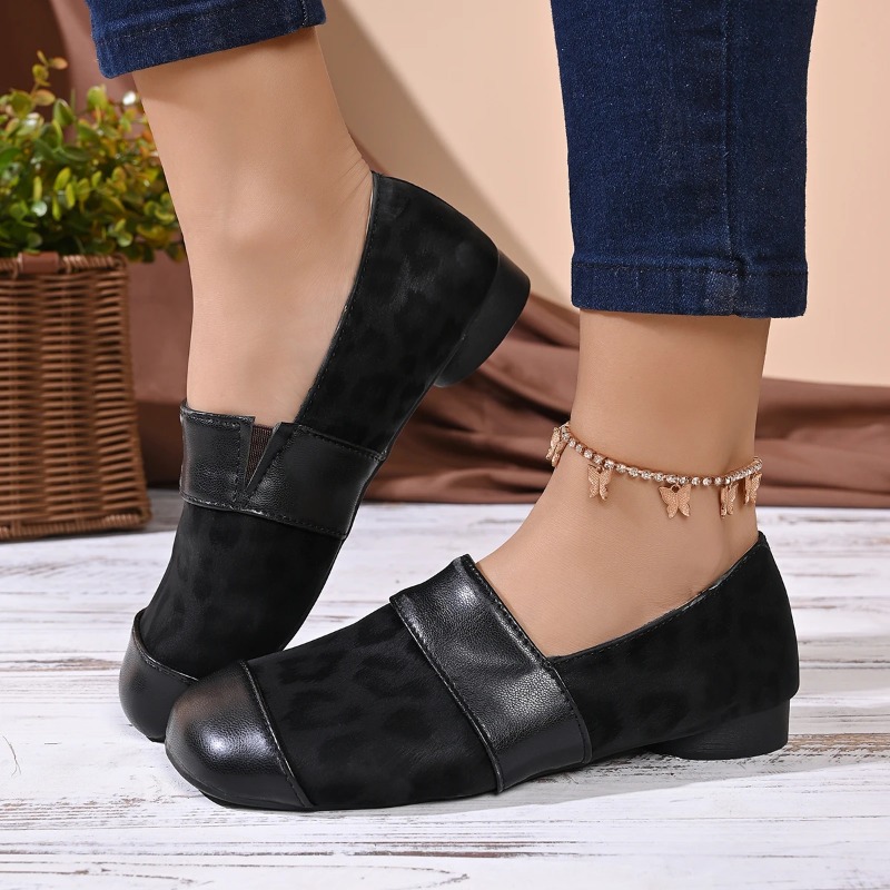 女性のファッションヒョウ柄ローファー春秋コンフォートスリッポ - Women Shoes Sneakers のレビューと価格