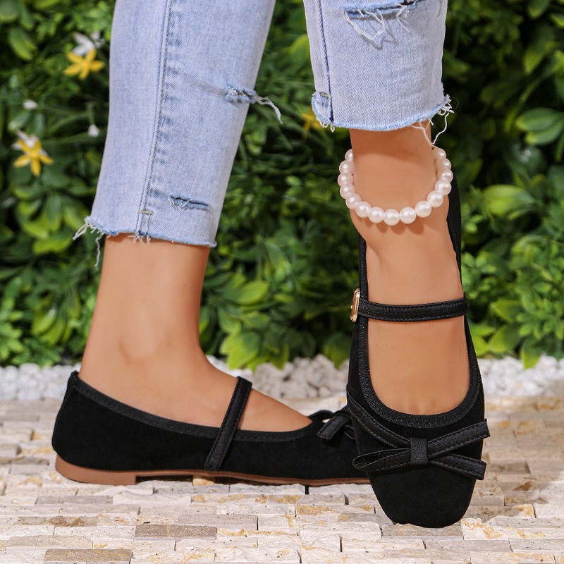 ヴィンテージ レオパード柄 メリージェーン フラットシューズ - Women'S Shoes Round Toe のレビューと価格