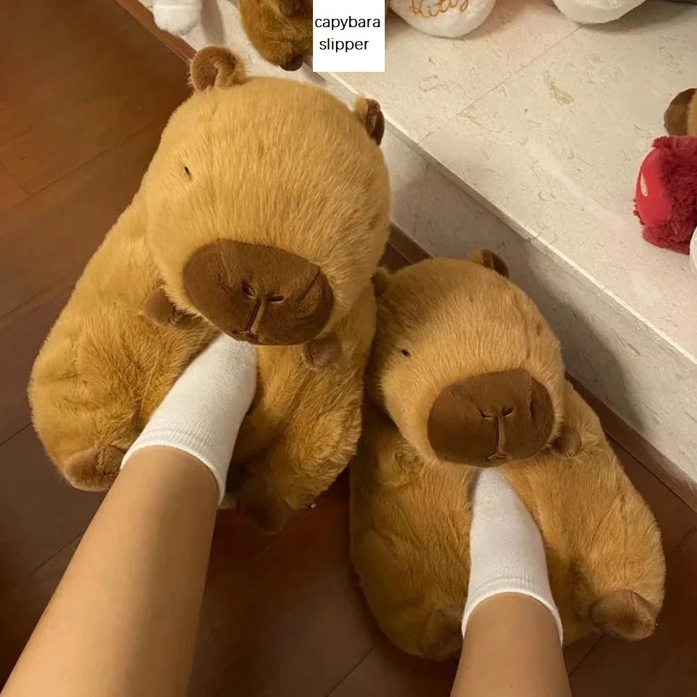 ノベルティカピバラスリッパユニセックス動物スライド靴女性のか - Women Shoes On Sale のレビューと価格
