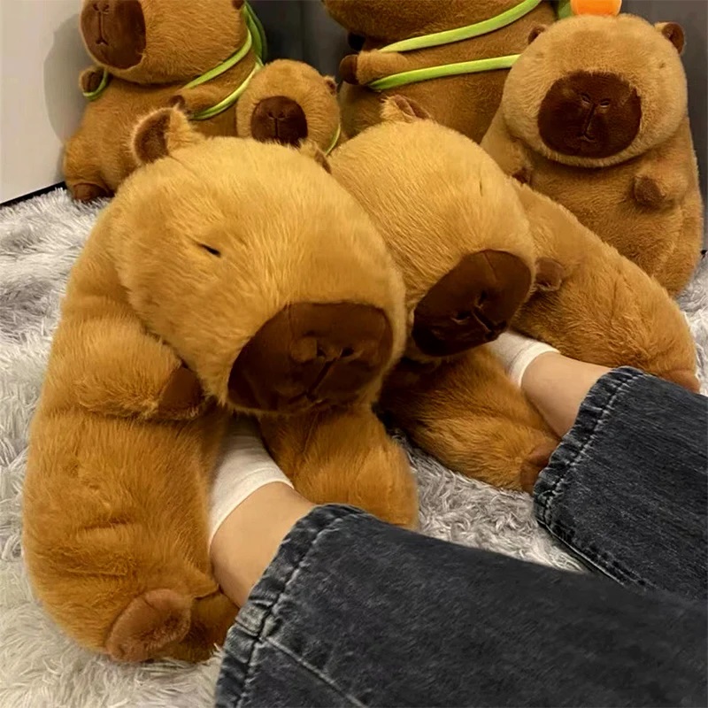 ノベルティカピバラスリッパユニセックス動物スライド靴女性のか - Women Shoes On Sale のレビューと価格