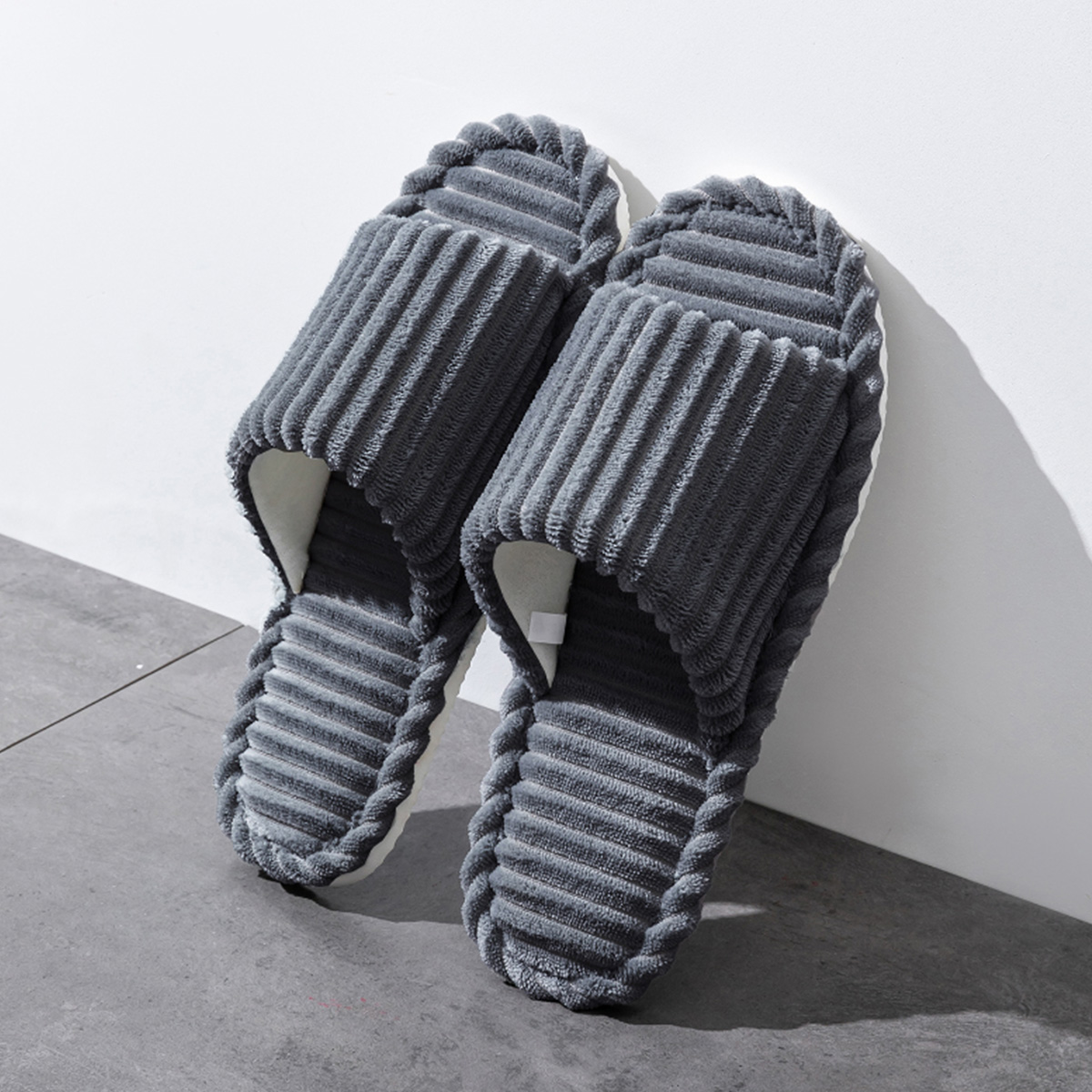 女性用オープントゥ通気性ハウススリッパ、滑り止め屋内フラット - Women Shoes On Sale のレビューと価格