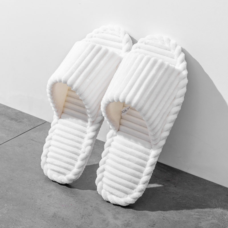 女性用オープントゥ通気性ハウススリッパ、滑り止め屋内フラット - Women Shoes On Sale のレビューと価格