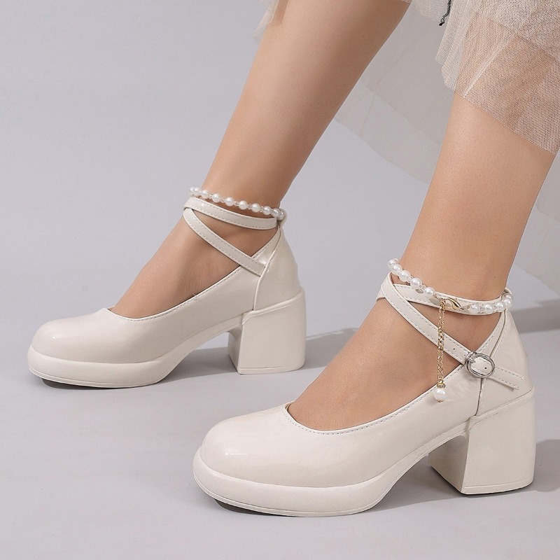 レディース パンプス シューズ ファッション クロスストラッ - Women'S Shoes Round Toe のレビューと価格