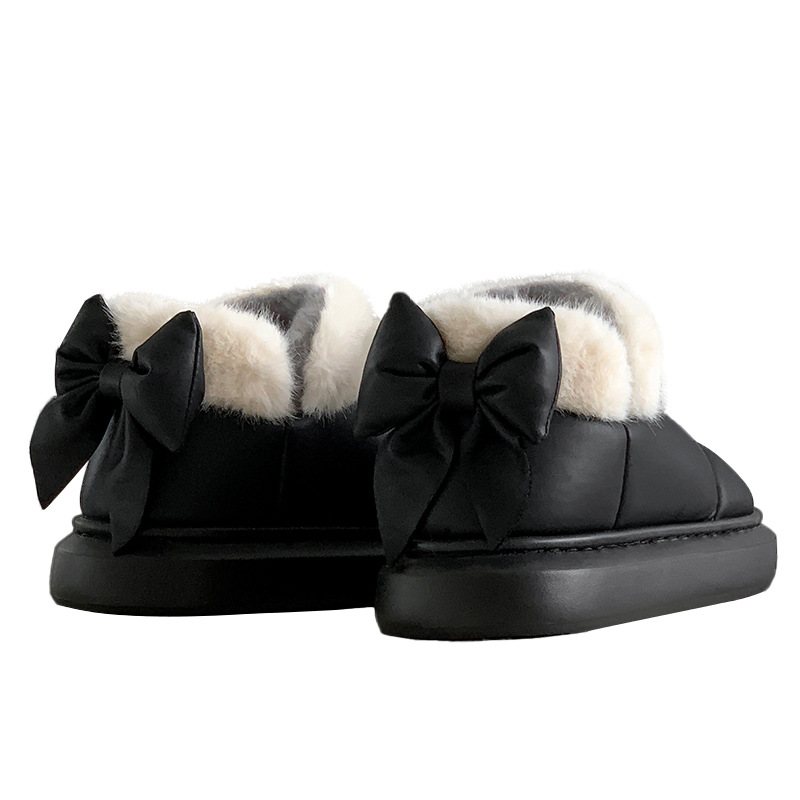 2025年新作 冬用プラッシュスリッパ レディース - クロ - Women Shoes On Sale のレビューと価格