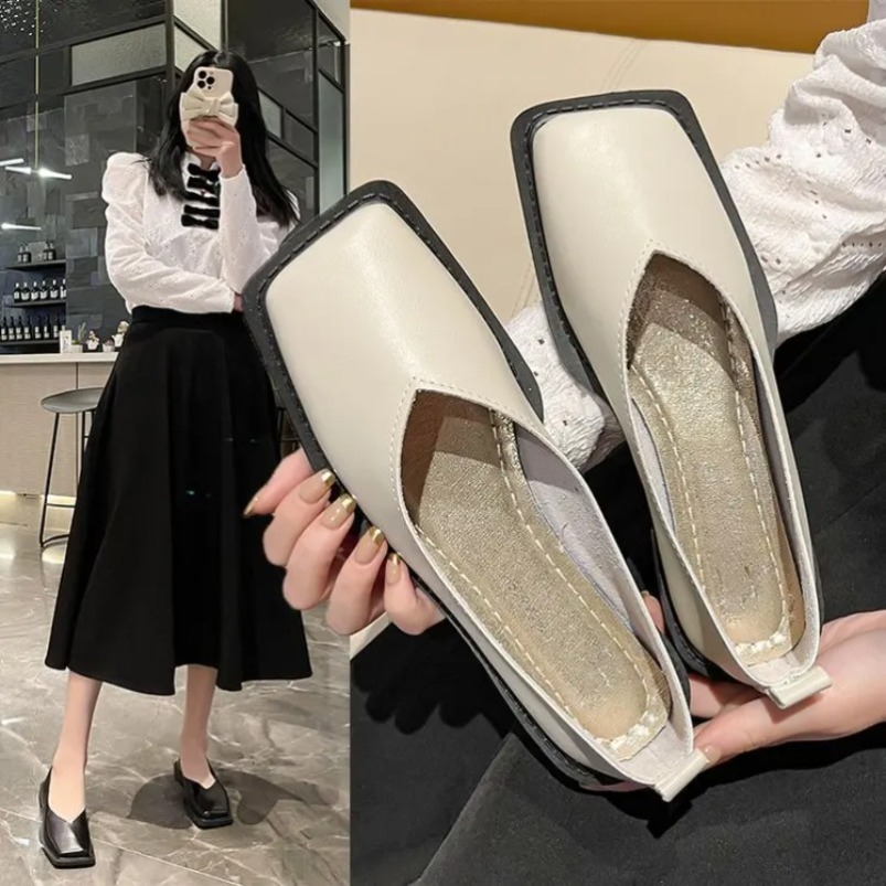 ローマ風レディースローヒールパンプス、女性用フラットシューズ - Women Shoes Sneakers のレビューと価格
