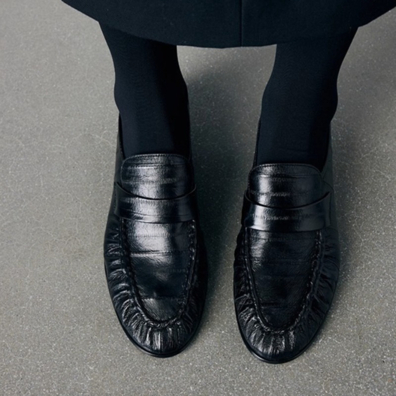 高級婦人靴新しい手作り本革ローファー女性のための絶妙な英国カ - Women'S Shoes Round Toe のレビューと価格