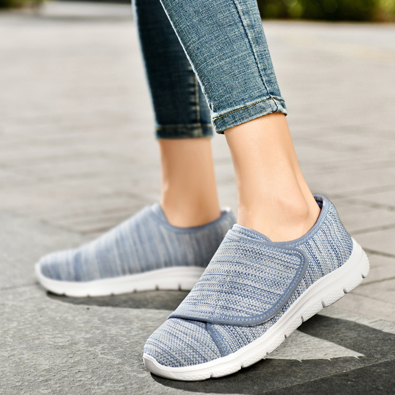 女性ワイドフィートカジュアルシューズ軽量調整スポーツシューズ - Women Shoes For Big Feet のレビューと価格