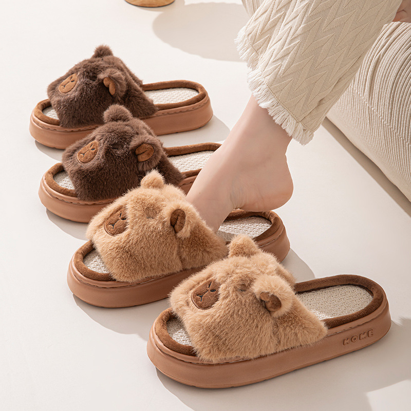 麻漫画女性のスリッパホームフラットカジュアル春夏高級デザイナ - Women Shoes On Sale のレビューと価格