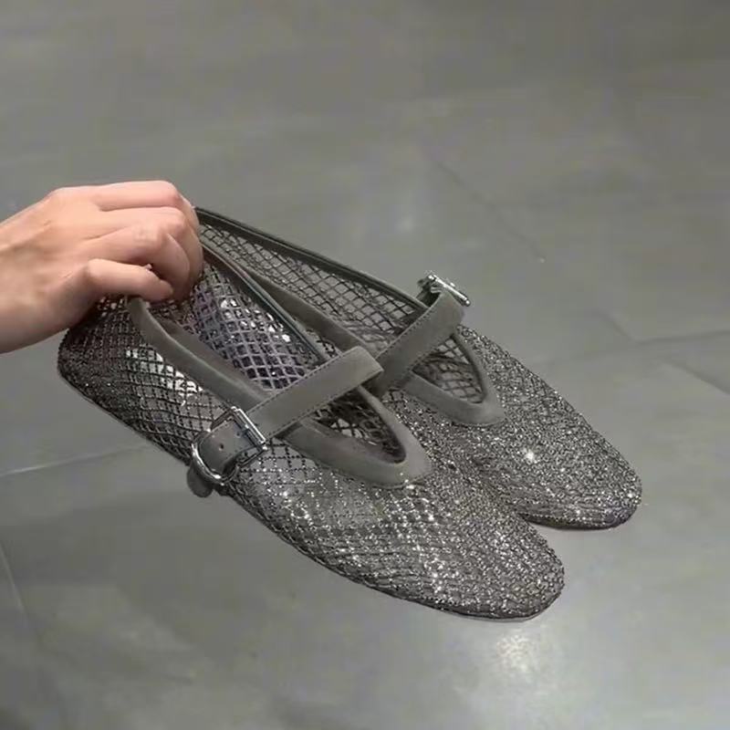 中空ラインストーンバオトウサンダル レディース 2026年新 - Women'S Shoes Round Toe のレビューと価格