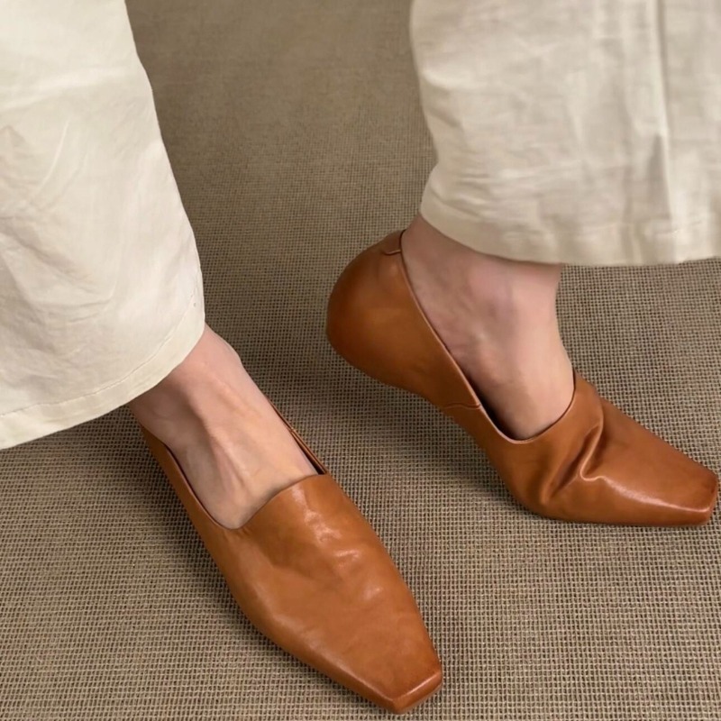レトロフラットローファー レディース スリッポン ブリティッ - Women Shoes Size のレビューと価格