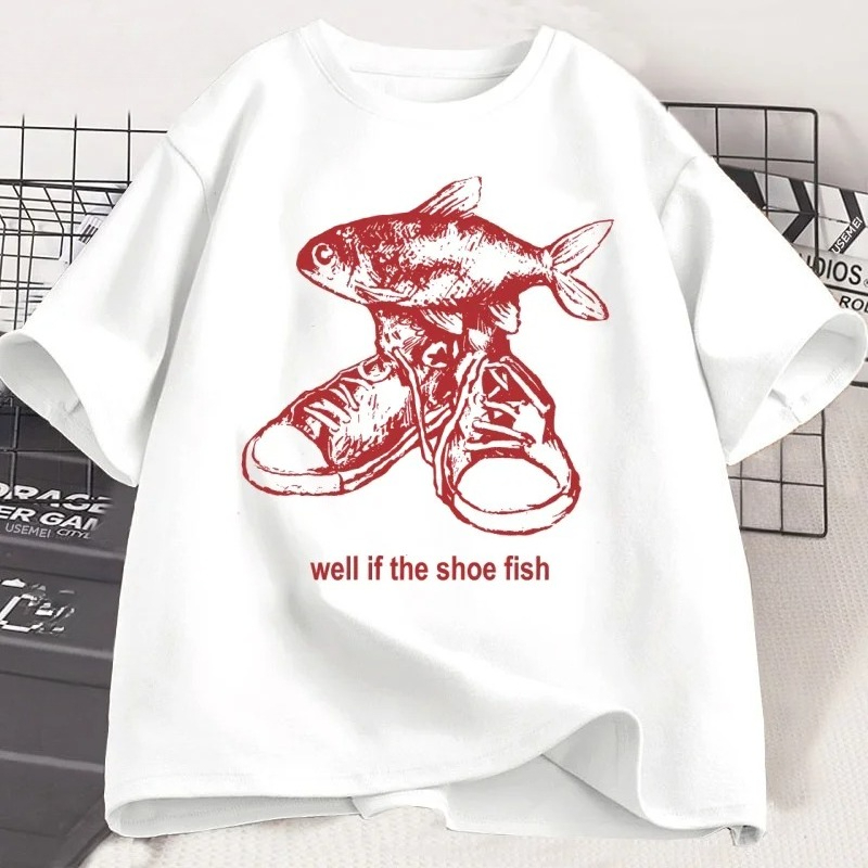 シューフィッシュ カーズド Tシャツ 面白い ウィアードコア - Women'S Shoes In The 90S のレビューと価格